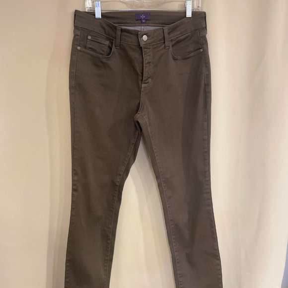 NYDJ Denim - NYDJ Size 8 olive green jeans